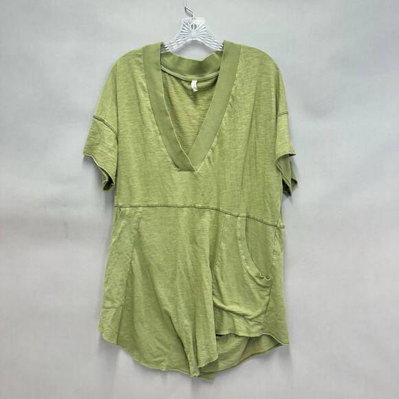 Free People Why Not Romper in Adventurer/Green Size Small - Picture 15 of 16